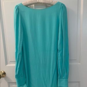 Long sleeve Kate Spade blue dress